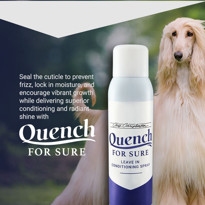 Chris Christensen Quench Leave in Conditioner Spray for Dogs, 13.2oz
