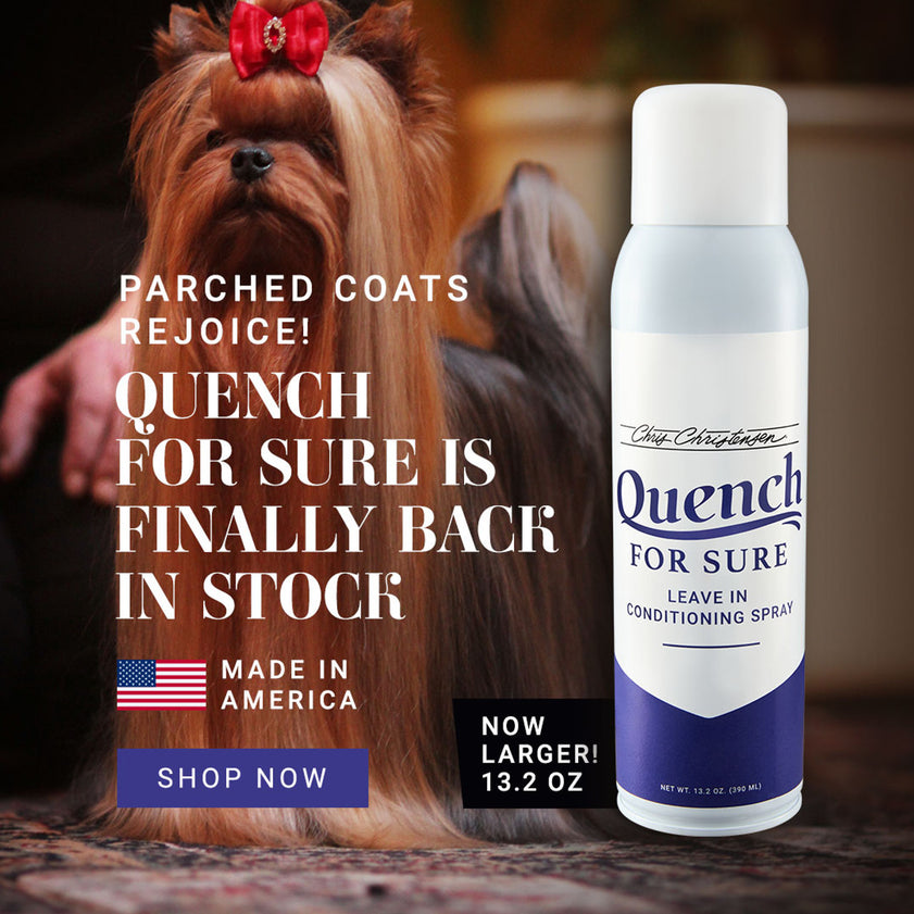 Chris Christensen Quench Leave in Conditioner Spray for Dogs, 13.2oz
