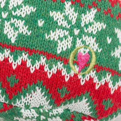 HuggleHound Holiday 2025 Wintergreen Snowman Knottie Plush Dog Toy, Large