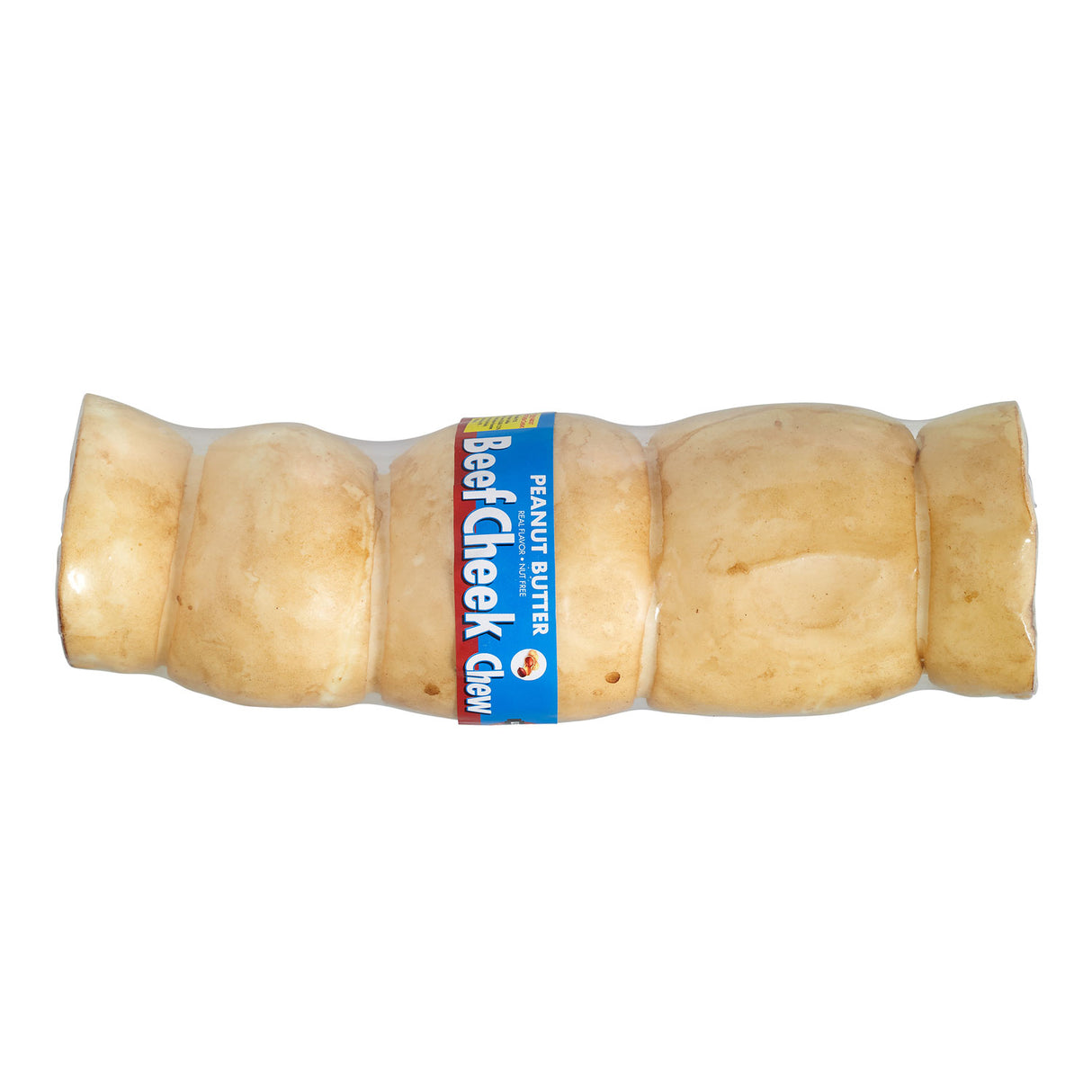 Lennox Peanut Butter Flavored Beef Cheek Roll Dog Chew, 9-10"