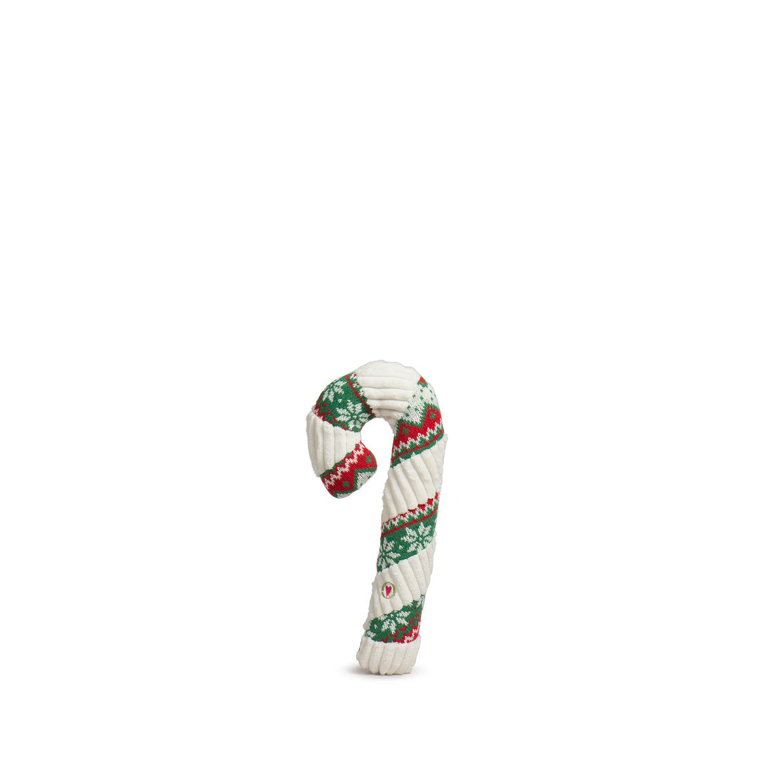 HuggleHound Holiday 2025 Wintergreen Candy Cane Plush Dog Toy, Large