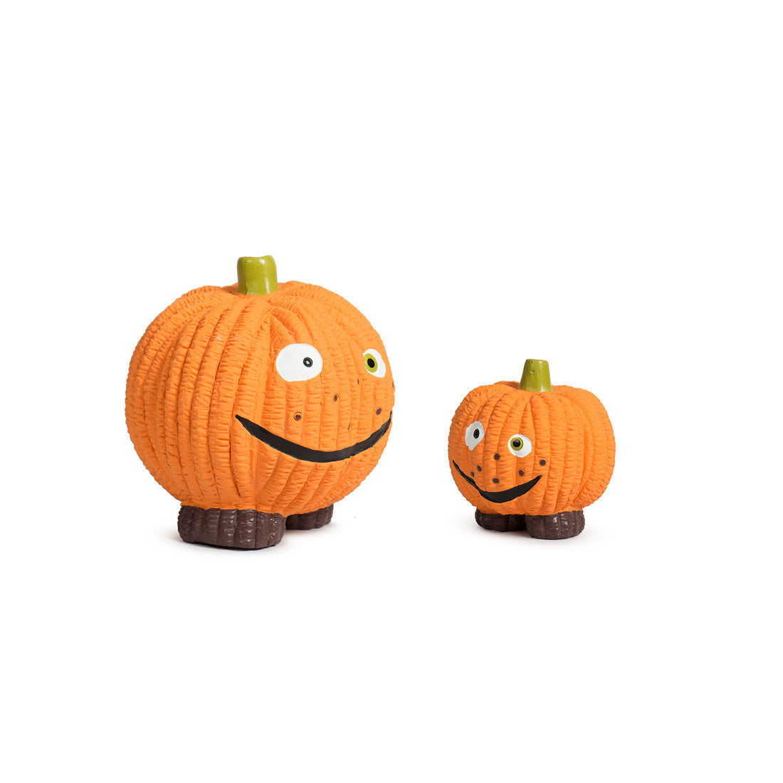 HuggleHounds Fall 2025 Gourdie Ruff-Tex Ball Rubber Dog Toy