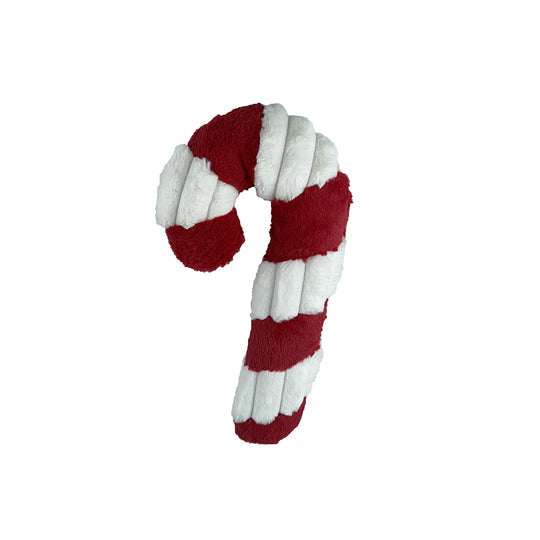 Petlou Holiday 2025 Candy Cane Plush Dog Toy, 16"