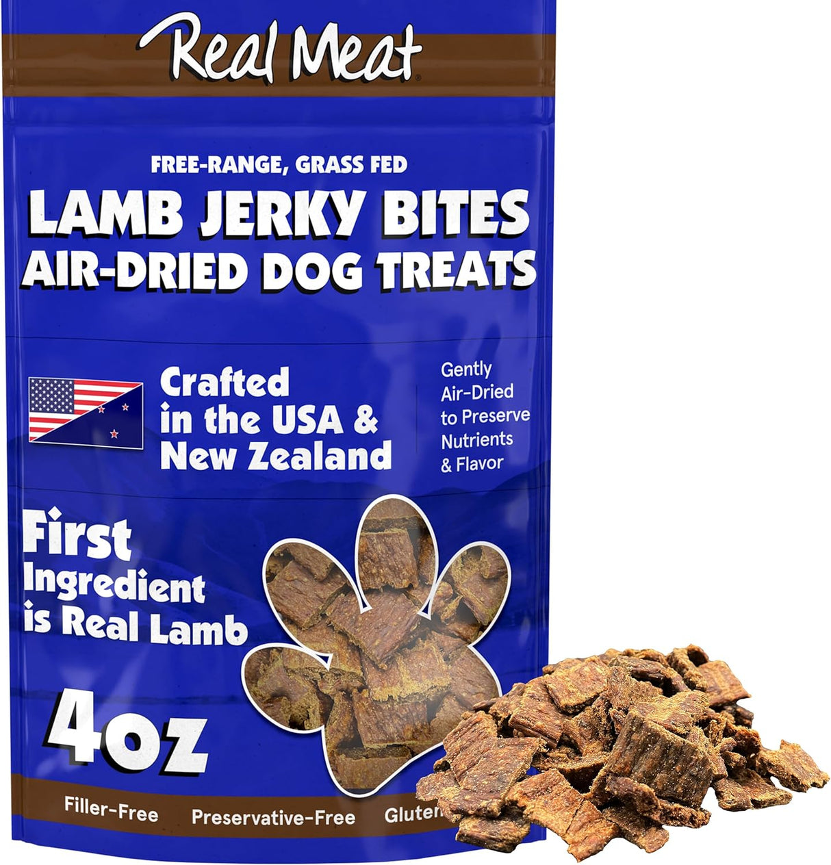 The Real Meat Company Lamb Jerky Dog Treats