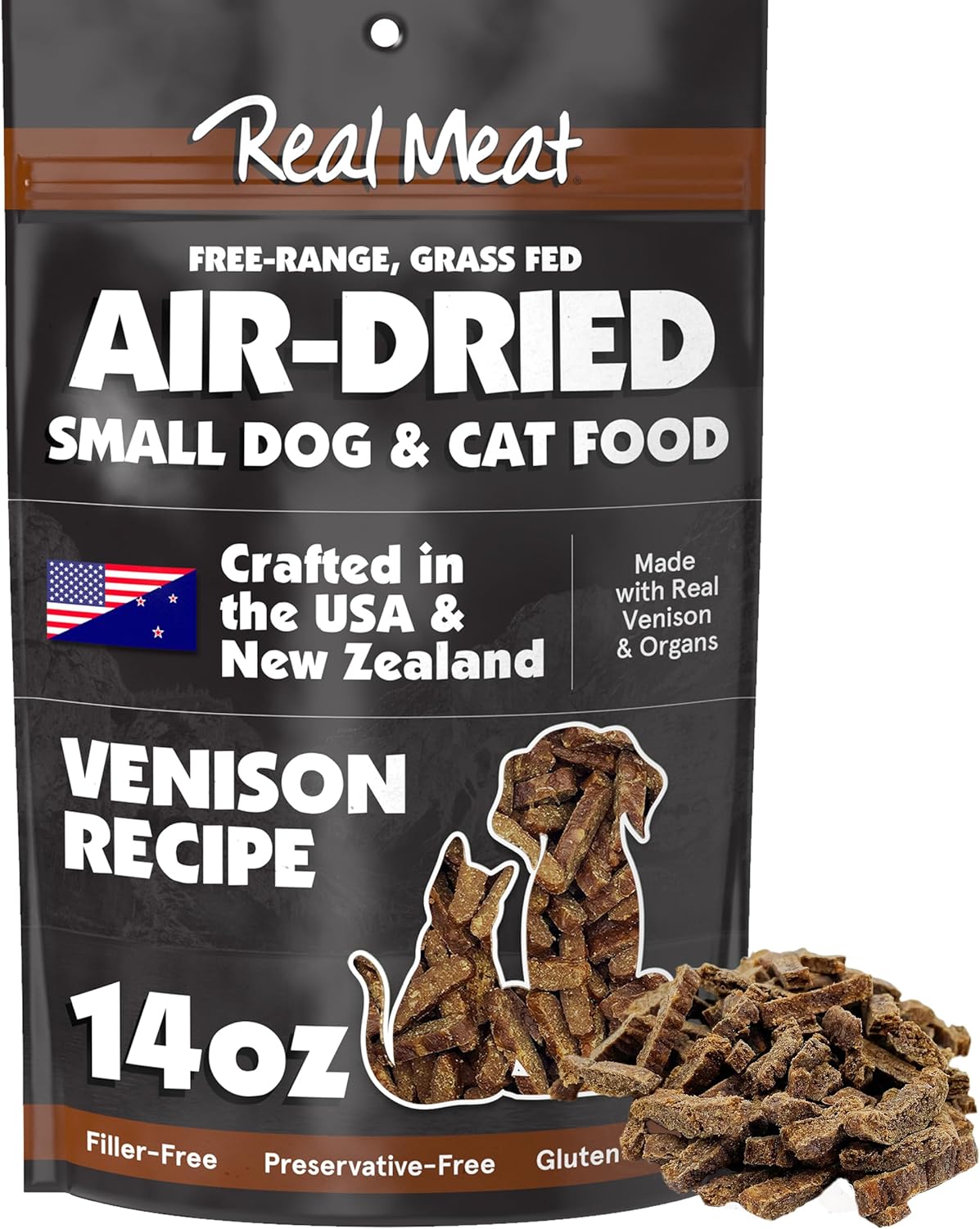 The Real Meat Company Air-Dried Cat Food, Venison