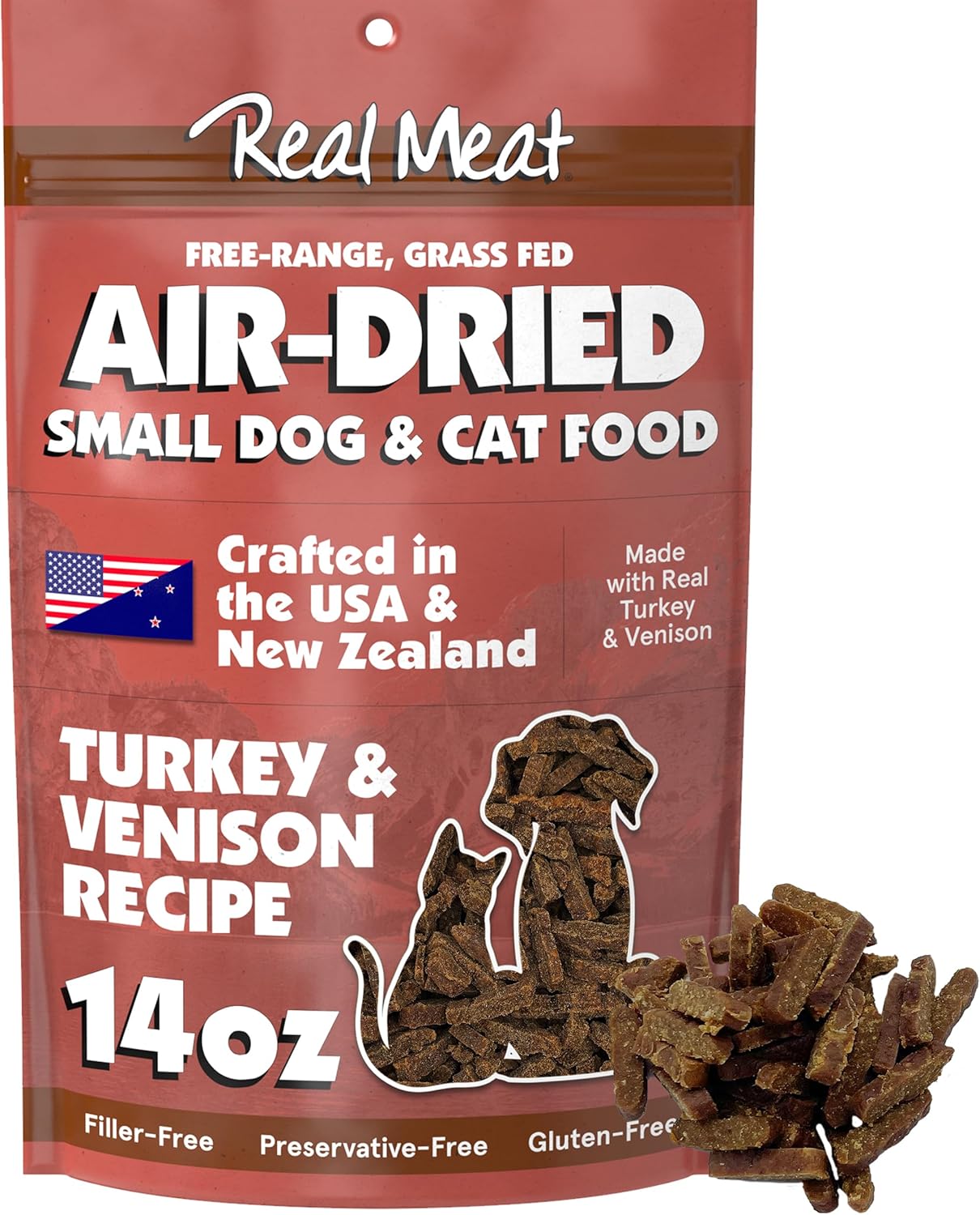 The Real Meat Company Air-Dried Cat Food, Turkey & Venison