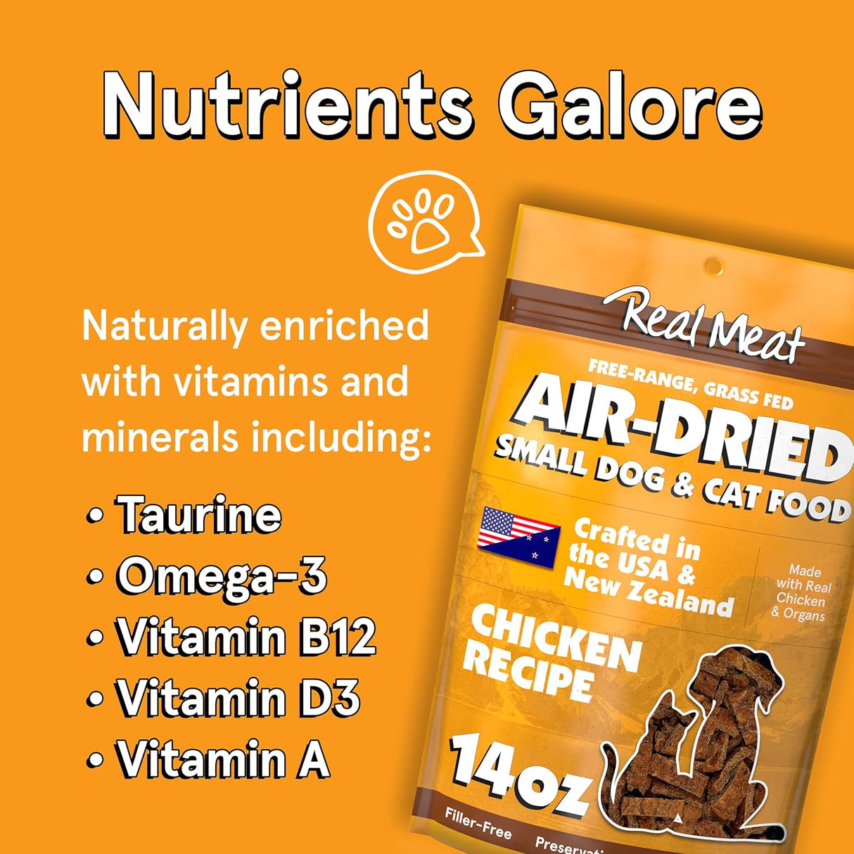 The Real Meat Company Air-Dried Cat Food, Chicken