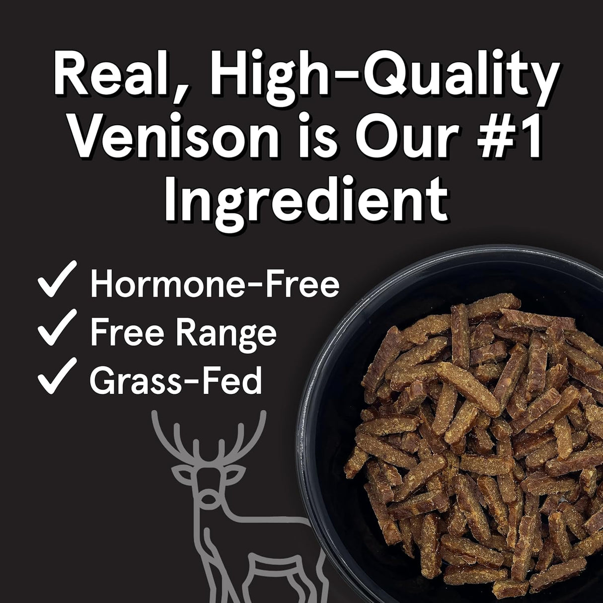The Real Meat Company Air-Dried Cat Food, Venison