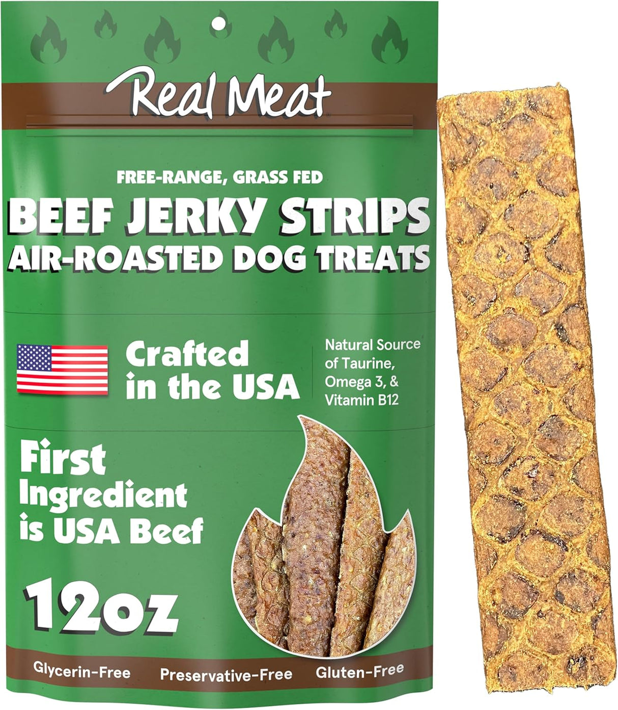 The Real Meat Company Roasted Beef Jerky Dog Treats