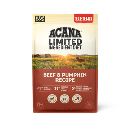 Acana Limited Ingredient Beef & Pumpkin dog food