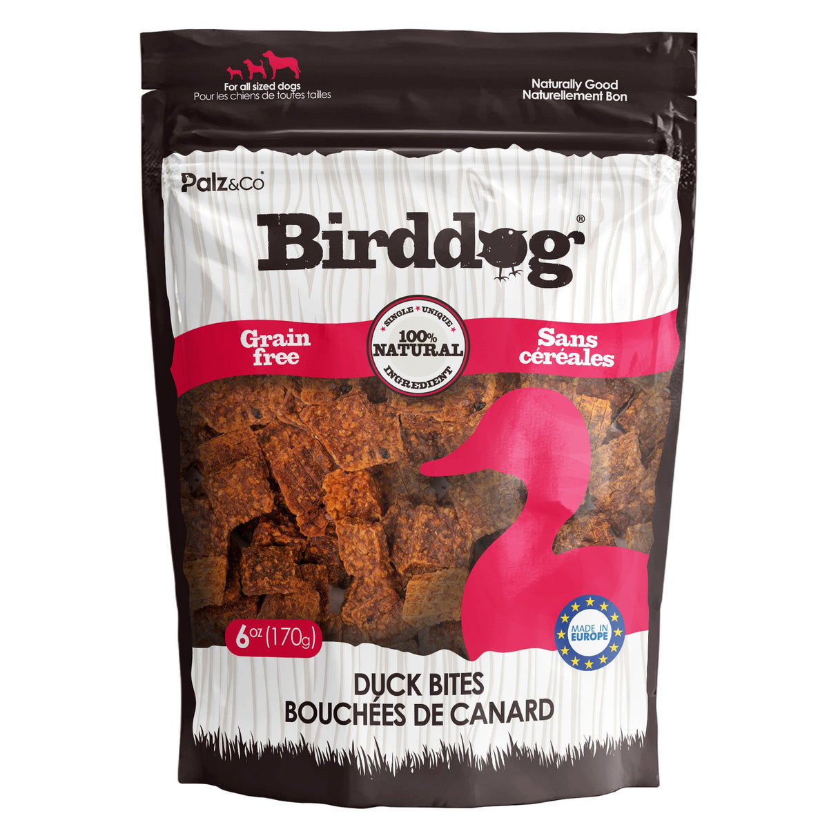 Palz&Co Birddog Duck Bites Dog Treats, 6oz