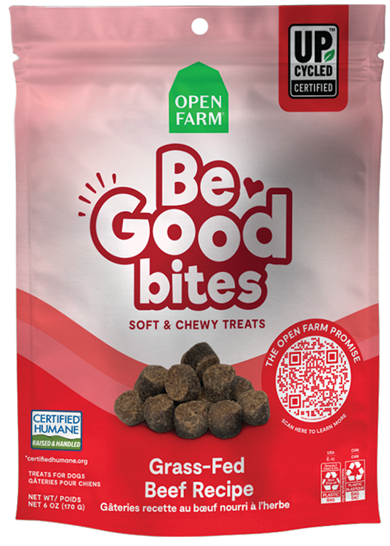 Open Farm Be Good Bites Grass-Fed Beef Recipe Soft & Chewy Dog Treats, 6oz