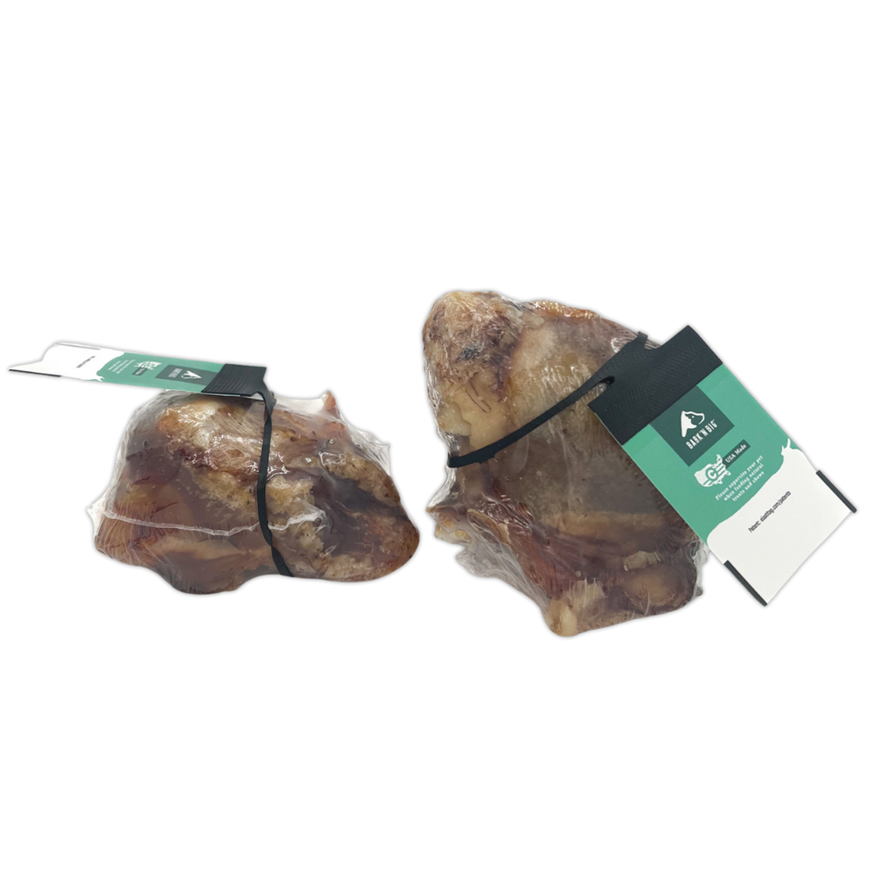 BarkNBig USA Beef Knee cap Dog Treat
