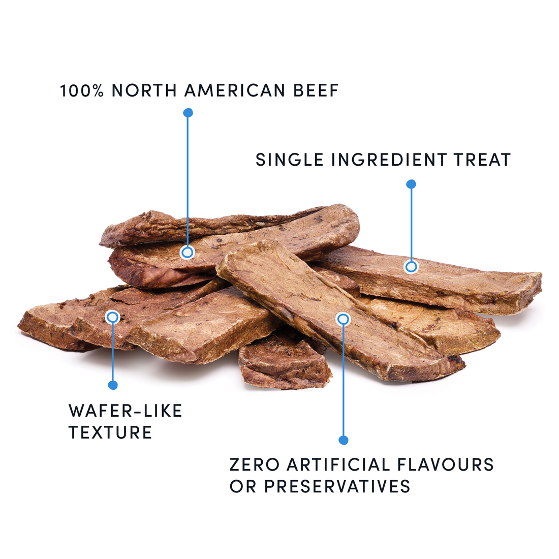 Crumps Naturals Beef Tender Sticks Jerky Dog Treats