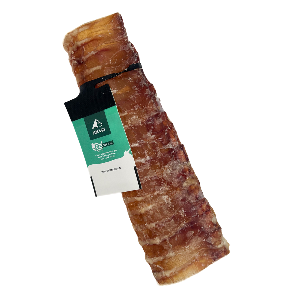 BarkNBig USA Beef Trachea Dog Treat, 5-6in