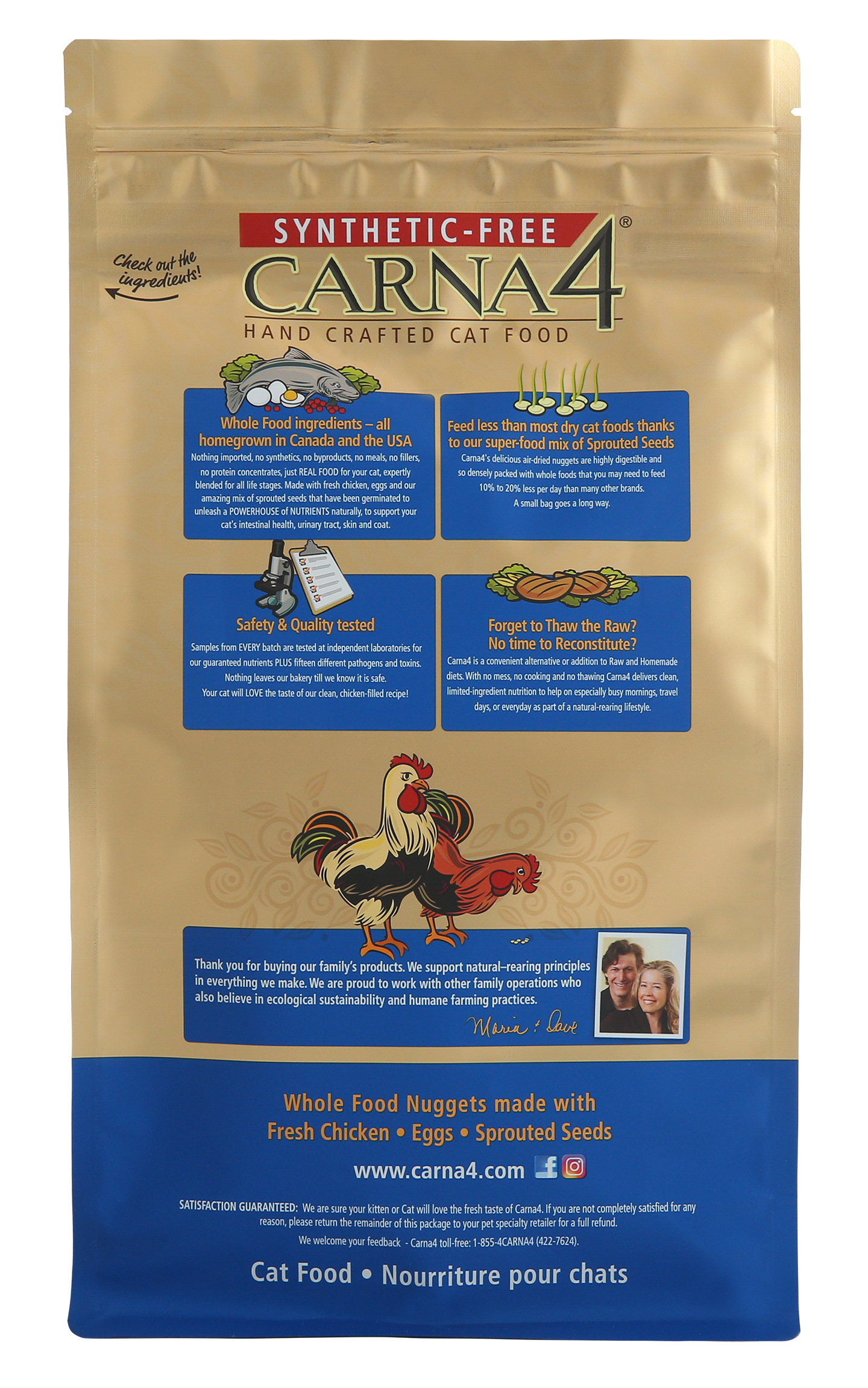 Carna4 All Life Stages Chicken Formula Dry Cat Food