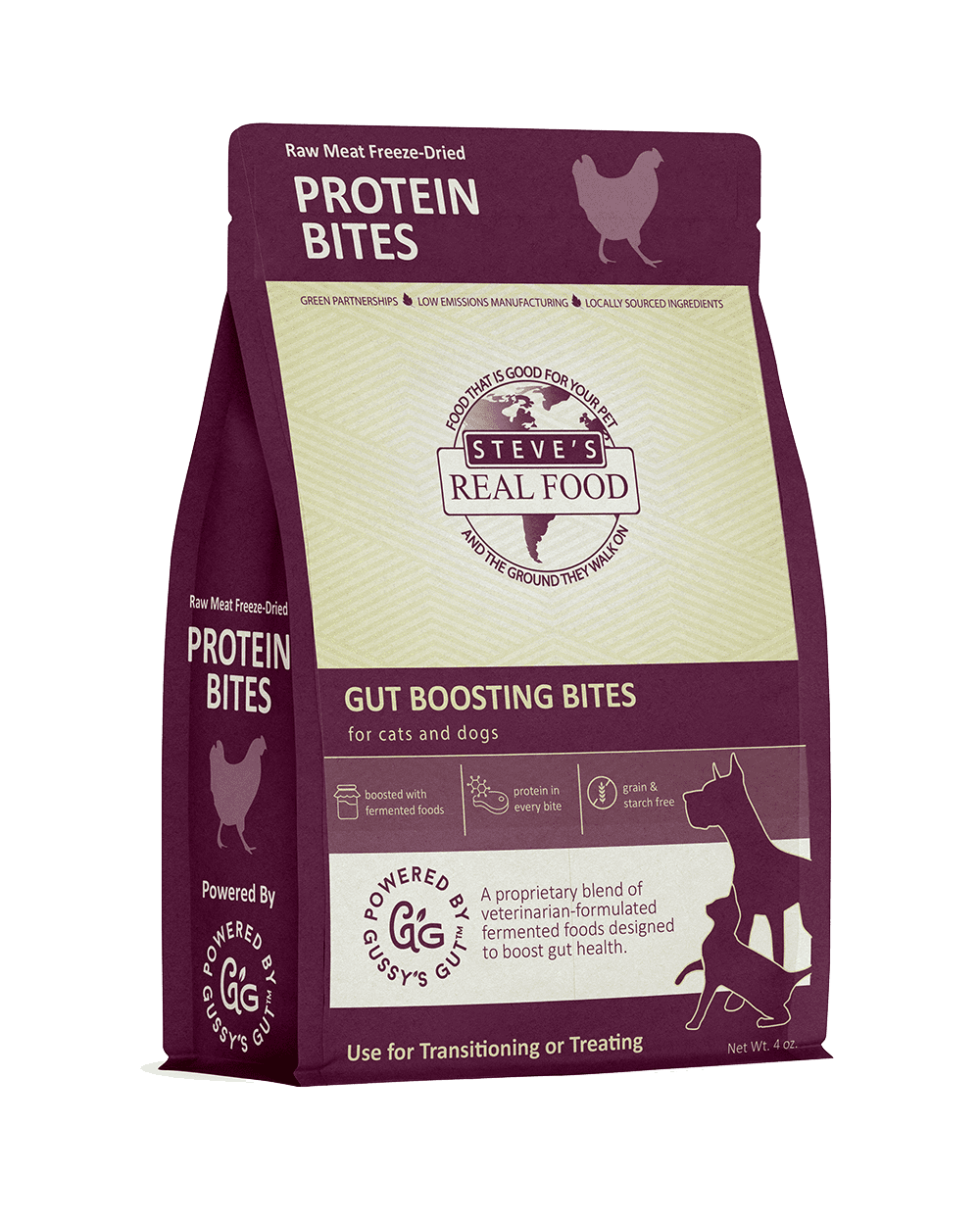 Steve s Real Food Chicken Protein Bites Freeze Dried Treats For Dogs a