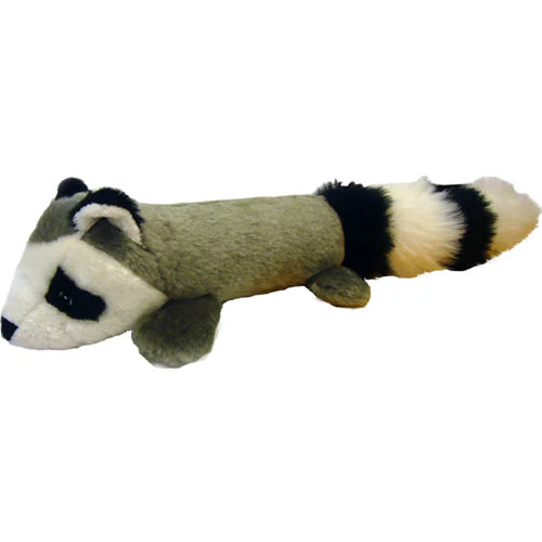 Petlou Ez Raccoon Plush Dog Toy, 11"