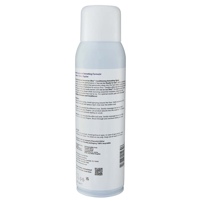 Chris Christensen Ice on Ice Ultra Conditioning Dematting Spray For Dogs, 13.2oz
