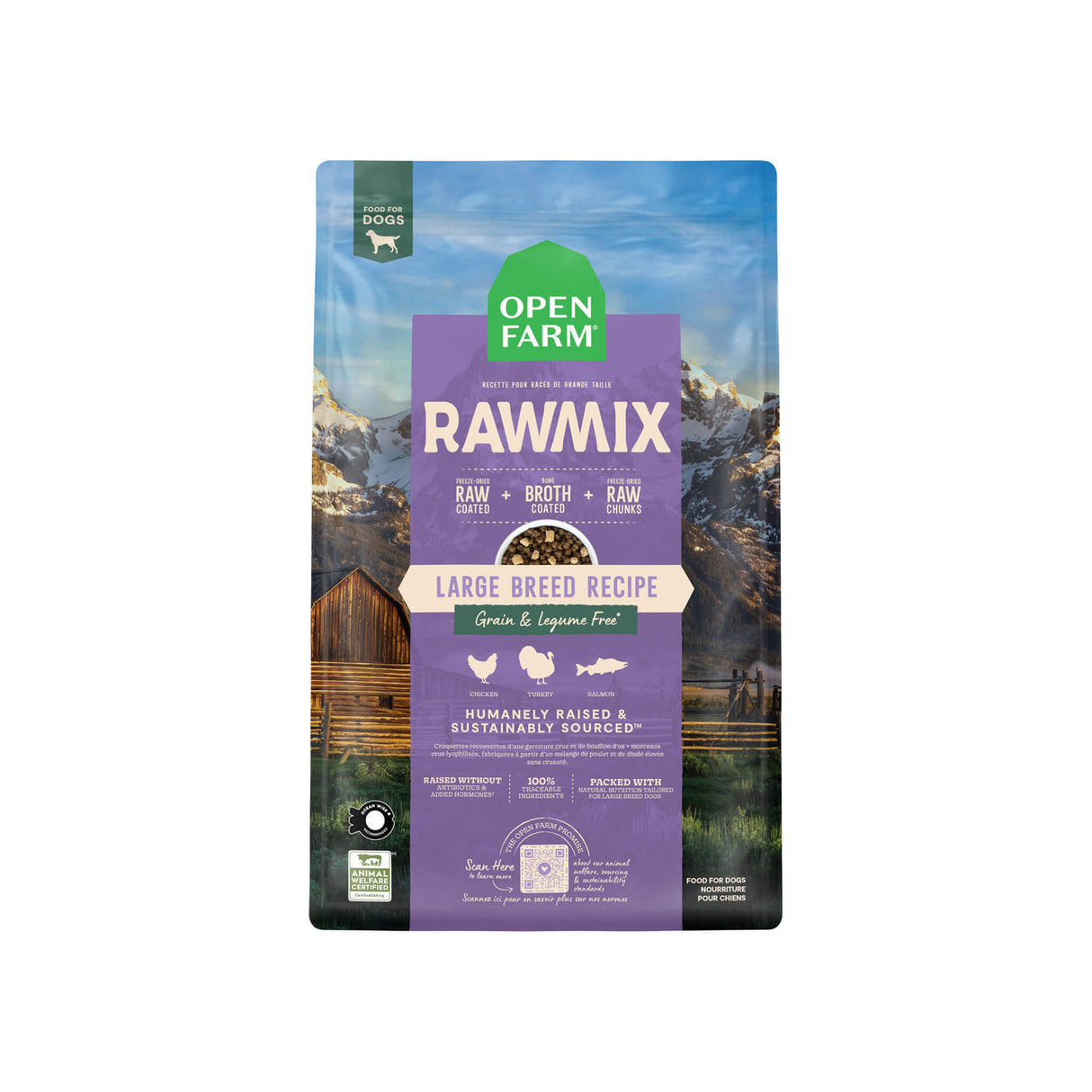 Open Farm RawMix Large Breed Grain & Legume Free Dry Dog Food