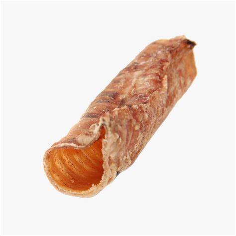 Premium Natural Beef Trachea Dog Chew, 6 in