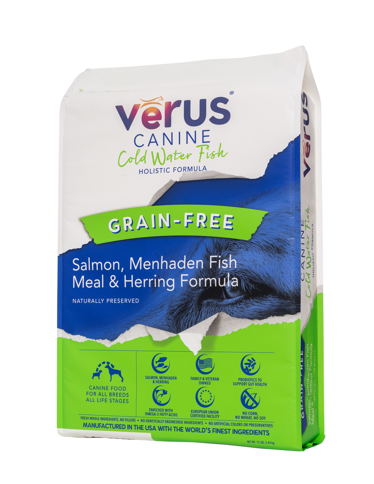 Verus Canine Grain Free Cold Water Fish Formula Dry Dog Food