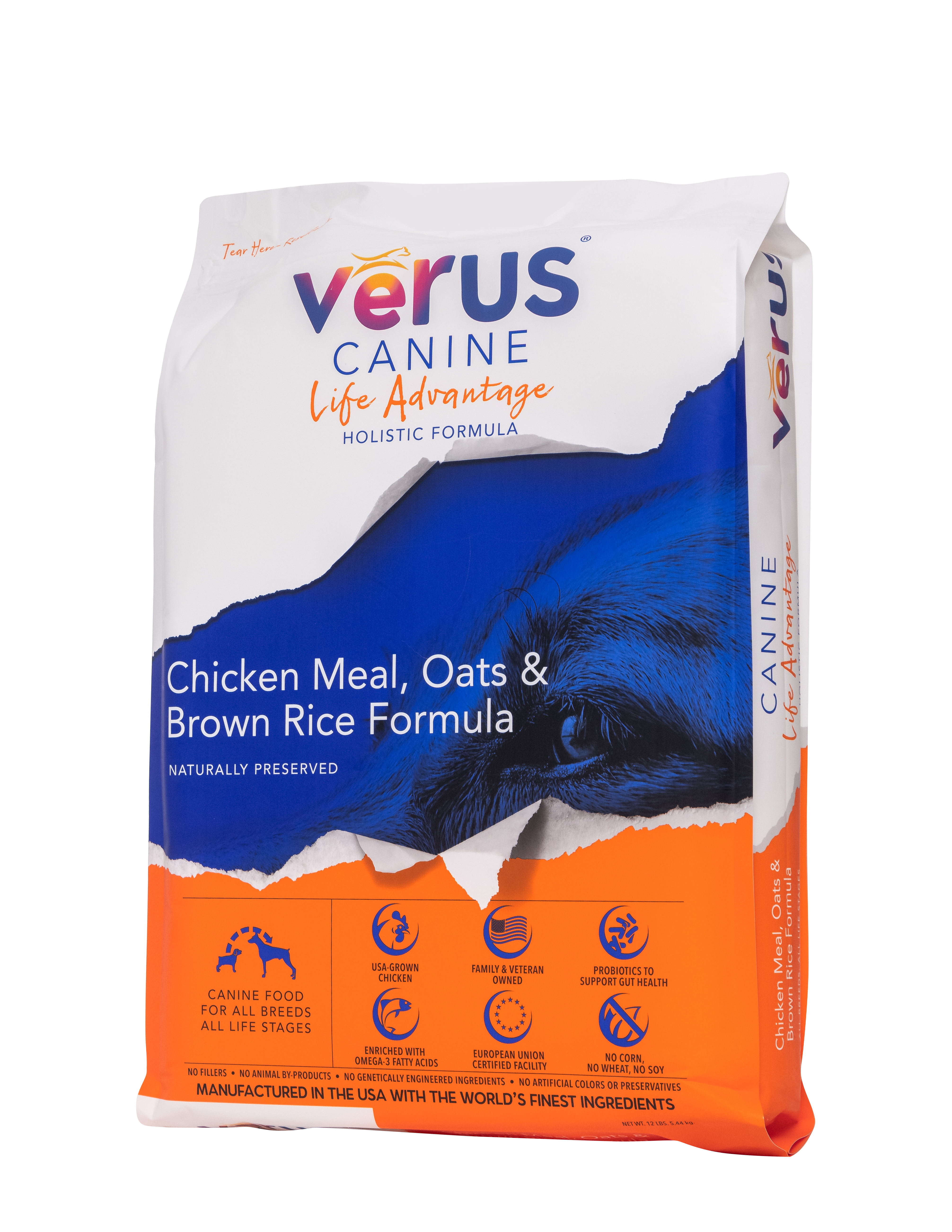 Verus Canine Life Advantage Chicken Meal & Brown Rice Formula Dry Dog Food