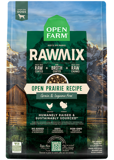 Open Farm RawMix Open Prairie Grain Free Dry Dog Food