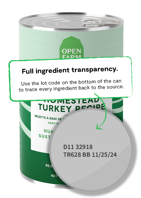 Open Farm Homestead Turkey Pate Wet Dog Food, 12/12.5oz