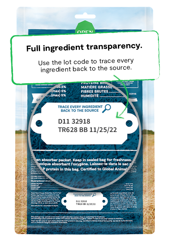Open Farm Surf & Turf Patties Freeze Dried Raw Dog Food