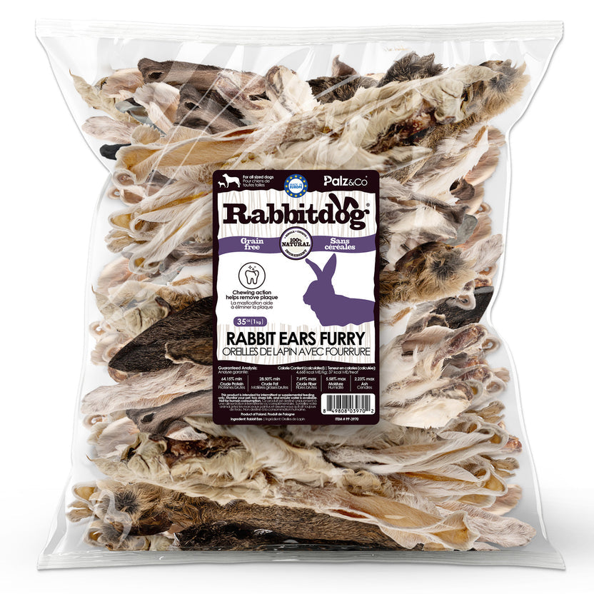 Palz&Co Rabbitdog Furry Rabbit Ear Dog Treats