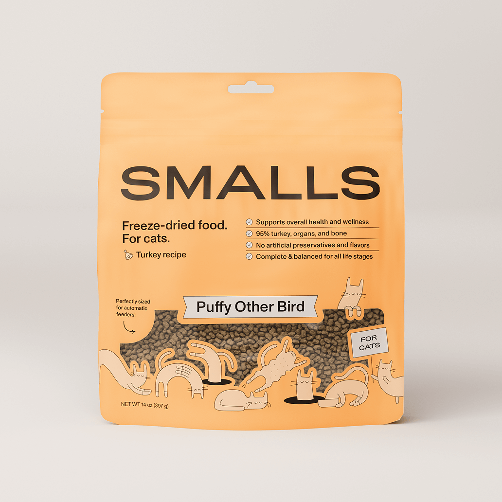 Smalls Puffy Other Bird Turkey Recipe Freeze Dried Cat Food