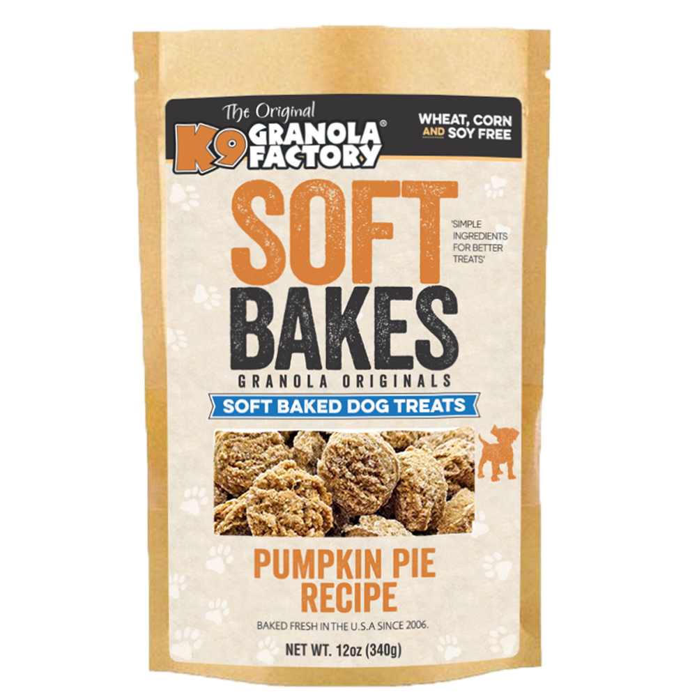 K9 Granola Factory Soft Bakes Dog Treats - Pumpkin Pie