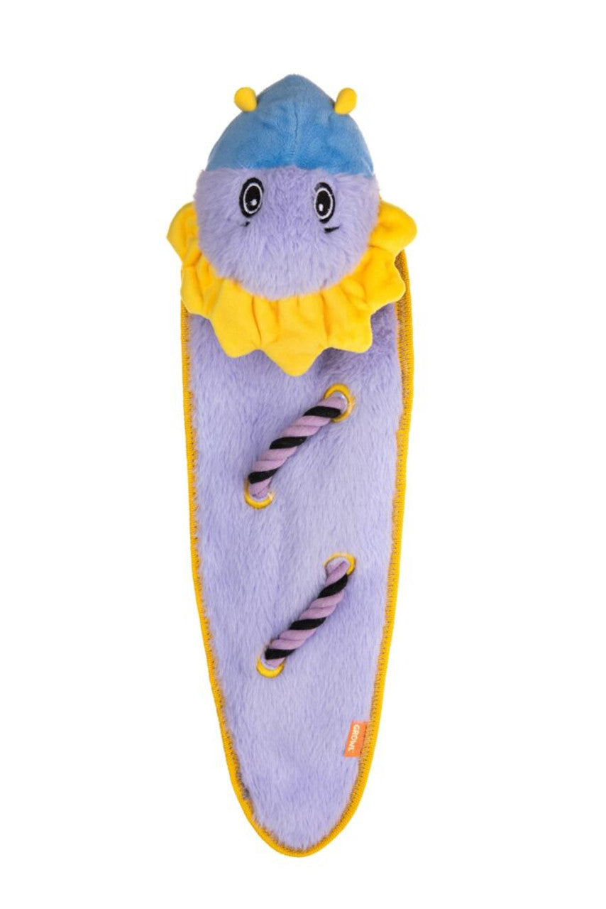 Growl Robusterz Dragon Plush Dog Toy, Purple