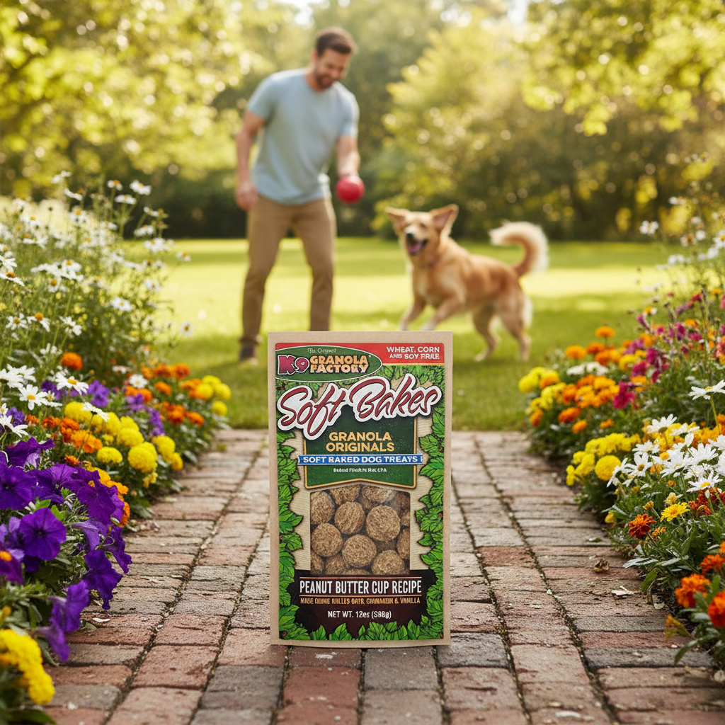 K9 Granola Factory Soft Bakes Dog Treats, Peanut Butter Cup