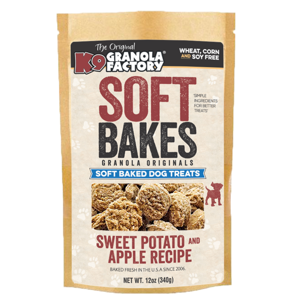 K9 Granola Factory Soft Bakes Dog Treats - Sweet Potato & Apple