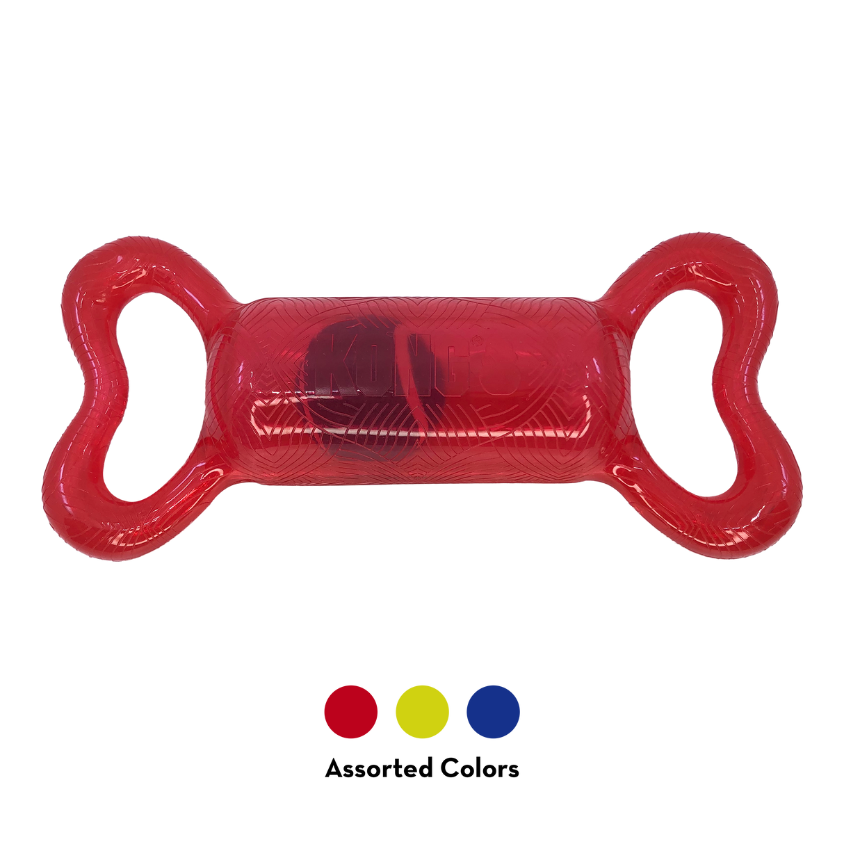 KONG Jumbler Tug Interactive Dog Toy, Assorted Colors