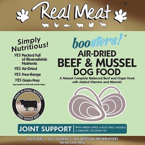 The Real Meat Company Beef with Mussels Dehydrated Dog Food, 2lb