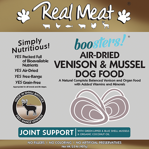 The Real Meat Company Venison with Mussels Dehydrated Dog Food, 2lb