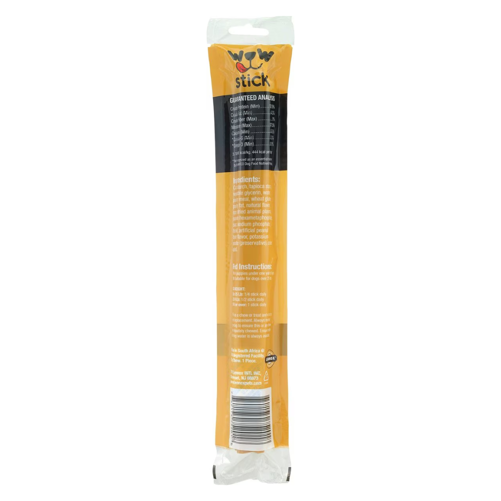 Lennox WOW Stick Peanut Butter Flavor Dental Chew Stick for Dogs, XL