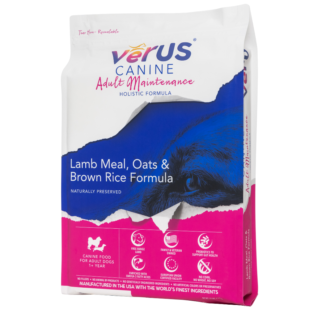 Verus Canine Adult Maintenance Lamb Meal Brown Rice Formula Dry Dog