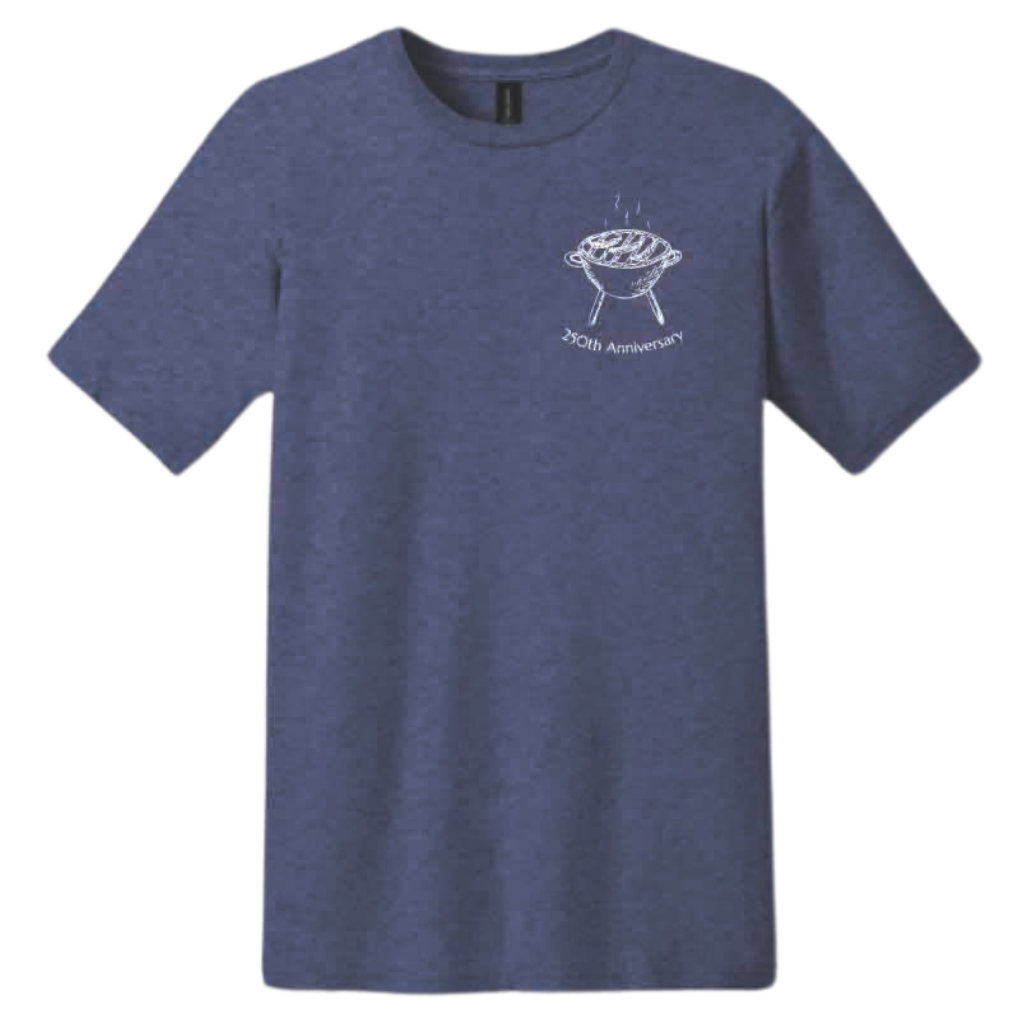 White Dog Bone 250th Celebration Real Dogs T-Shirt