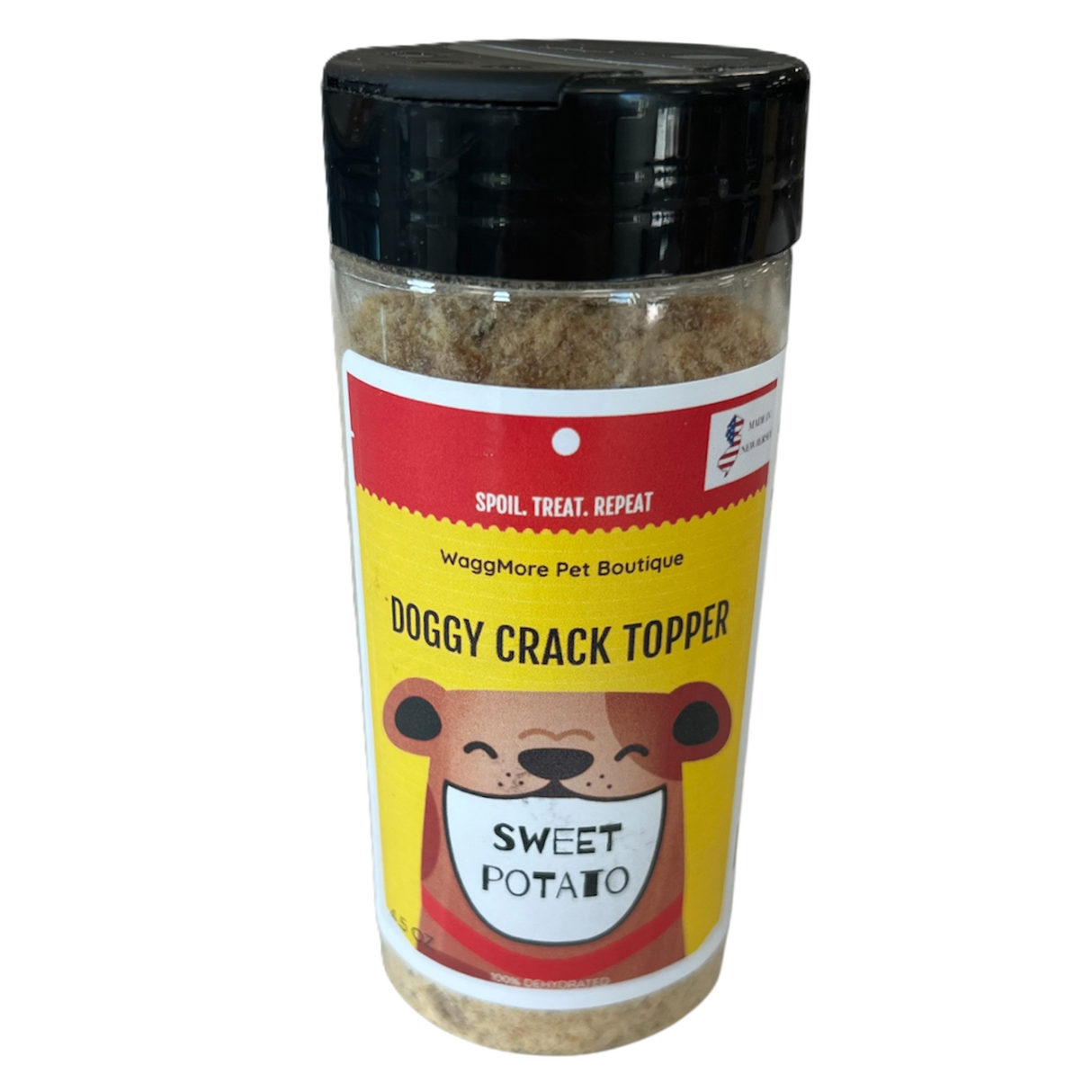 WaggMore Doggy Crack Sweet Potato Food Topper, 4.5 oz