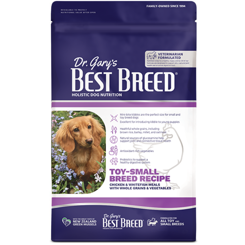 Dr Gary's Best Breed Toy-Small Breed Recipe Dry Dog Food