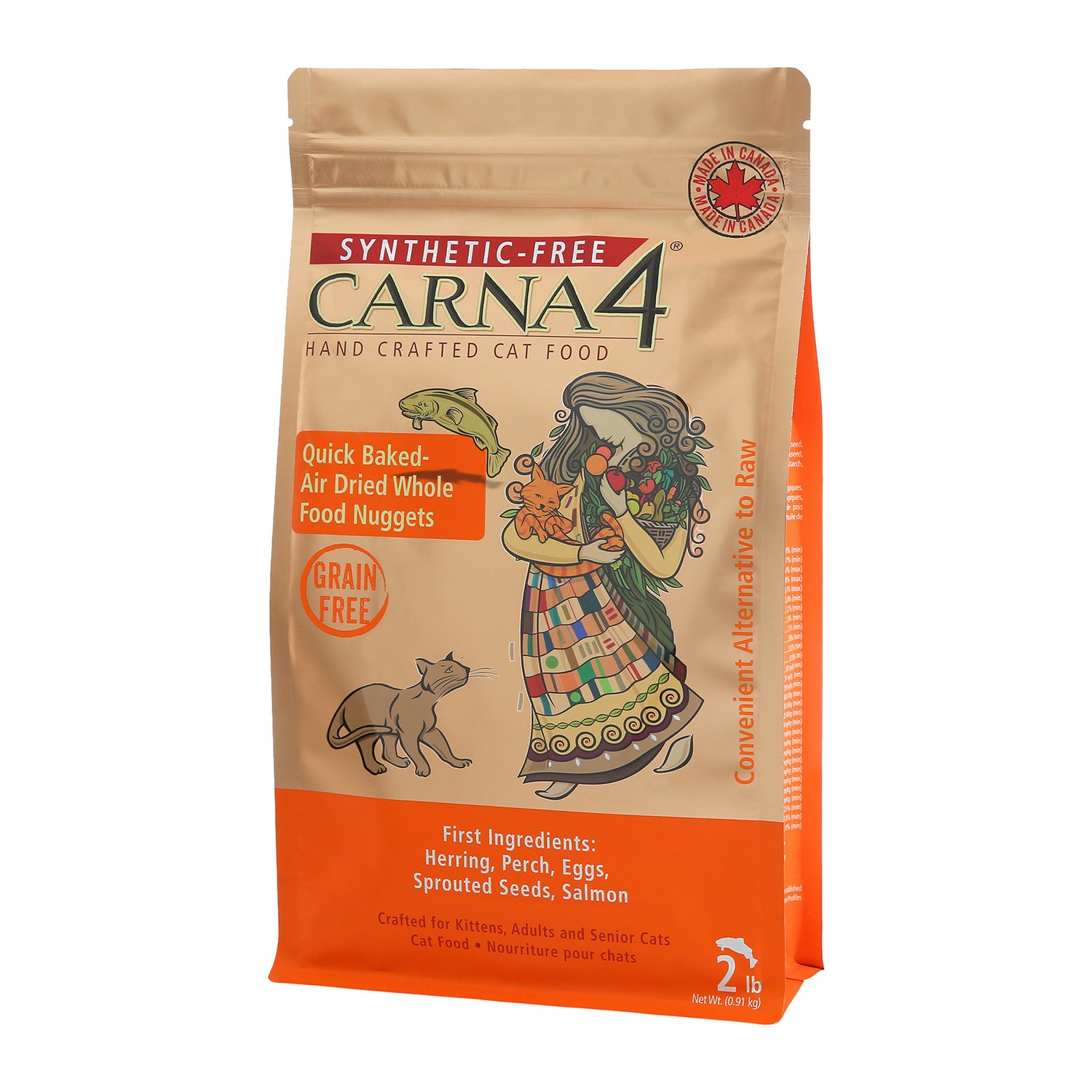Carna4 Synthetic Free Fish Dry Cat Food