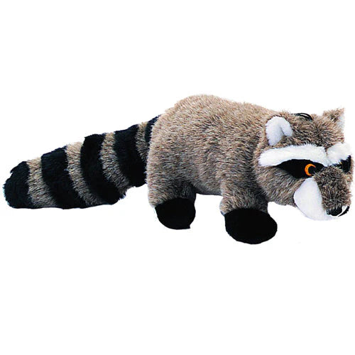Petlou Raccoon Squeaky Plush Dog Toy