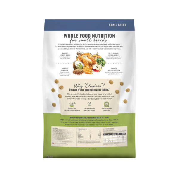 The Honest Kitchen Gourmet Whole Food Clusters Small Breed Grain Free Chicken & Superfoods Recipe Dry Dog Food