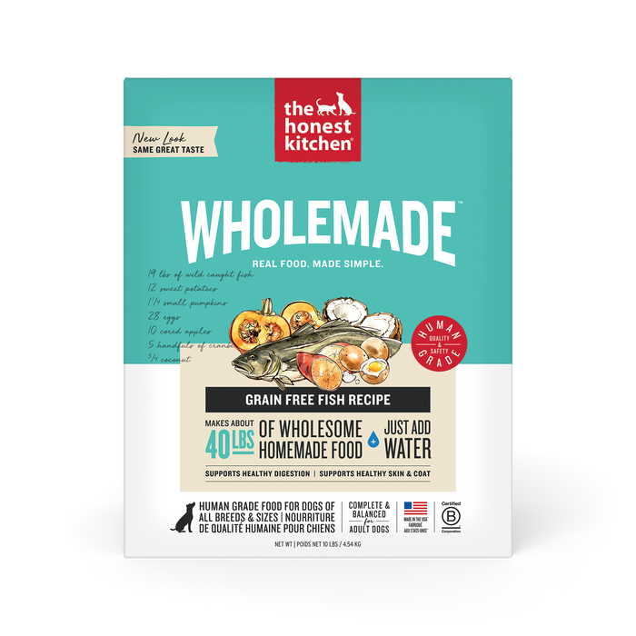 The Honest Kitchen Grain Free Fish Recipe Dehydrated Dog Food, 4lb