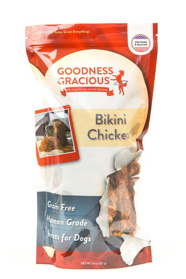 Goodness Gracious Human Grade Bikini Chicken Sweet Potato Jerky Dog