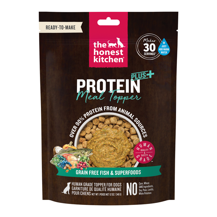 The Honest Kitchen Protein Plus+ Fish with Superfoods Food Topper For Dogs, 12oz